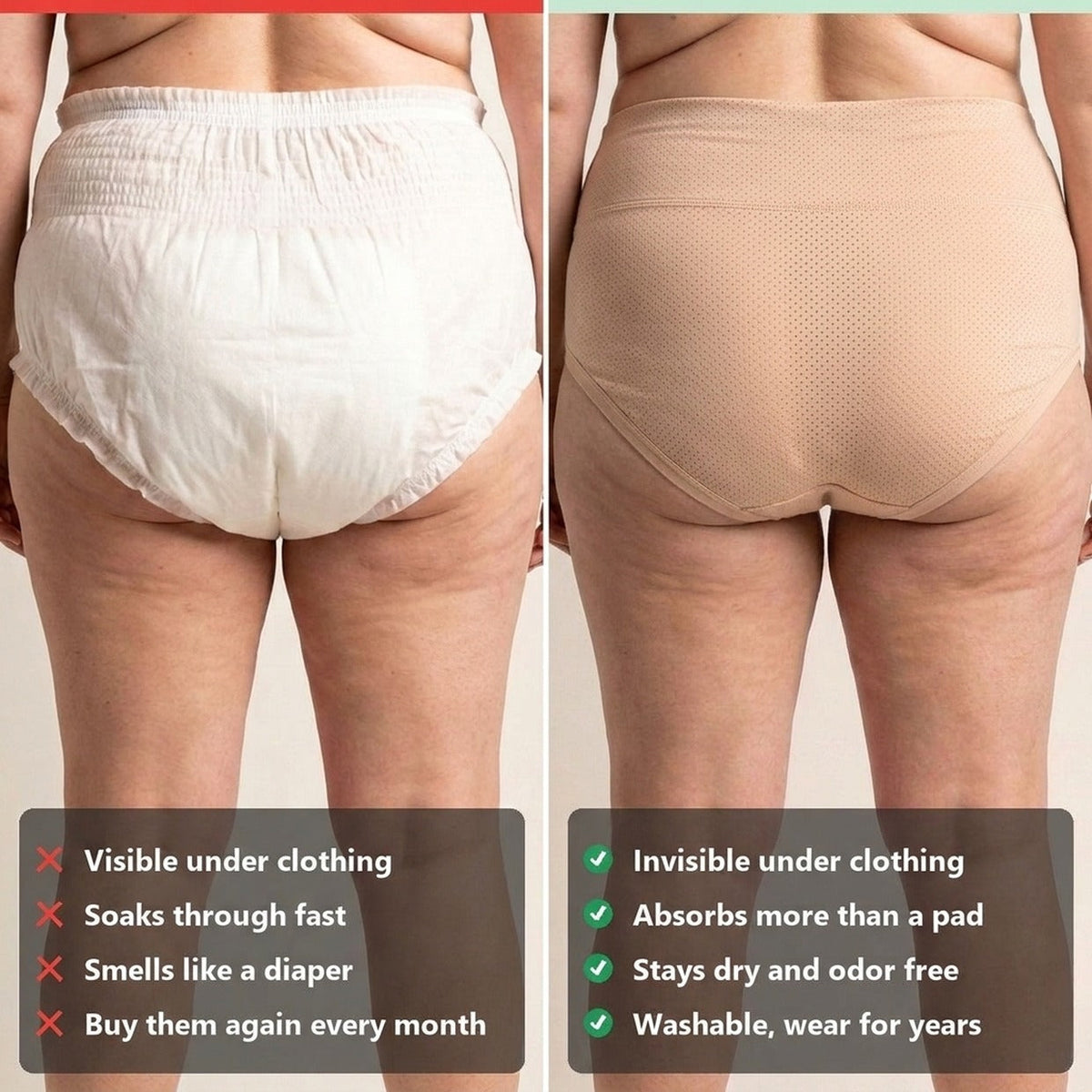 Diane's Leakproof High-Waisted Briefs